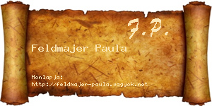 Feldmajer Paula névjegykártya